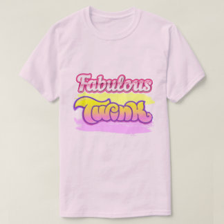ファビュラス ツインク プライド メンズ ベーシック T シャツ