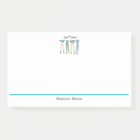 ファビュラス・フィート「ガール・パワー」 ポストイット (正面)