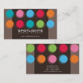 ファファジィカラードットおもしろいプロファイルカード 名刺 (正面/裏面)