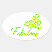 ファブイズ、アasファブドゥズ 楕円形シール (正面)