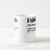 ファブエラ ファブロサの定義 コーヒーマグカップ (中央)
