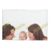 ファブカッコいいスタイリッシュフォトコラージュ 枕カバー (裏面)