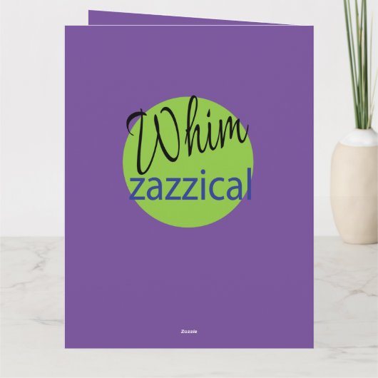 ファブガールスーパーヒーローアメージング誕生日 カード (裏面)