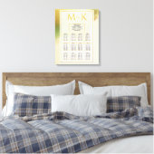 ファブチャートレはっきりしたウス🤵 & スタイリッシュバジェット結婚ズ キャンバスプリント (インサイチュ (寝室))