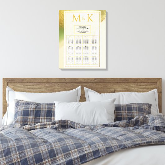 ファブチャートレはっきりしたウス🤵 & スタイリッシュバジェット結婚ズ キャンバスプリント (インサイチュ (寝室))