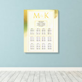 ファブチャートレはっきりしたウス🤵 & スタイリッシュバジェット結婚ズ キャンバスプリント (インサイチュ (ウッドフロア))