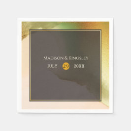 ファブチャートレはっきりしたウス🤵 & スタイリッシュバジェット結婚ズ スタンダードカクテルナプキン