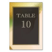 ファブチャートレはっきりしたウス🤵 & スタイリッシュバジェット結婚ズ テーブルナンバー (裏面)