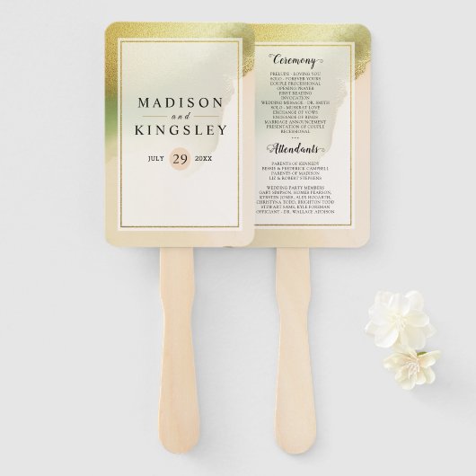 ファブチャートレはっきりしたウス🤵 & スタイリッシュバジェット結婚ズ ハンドファン (正面&裏面)