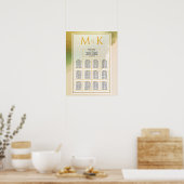 ファブチャートレはっきりしたウス🤵 & スタイリッシュバジェット結婚ズ ポスター (キッチン)