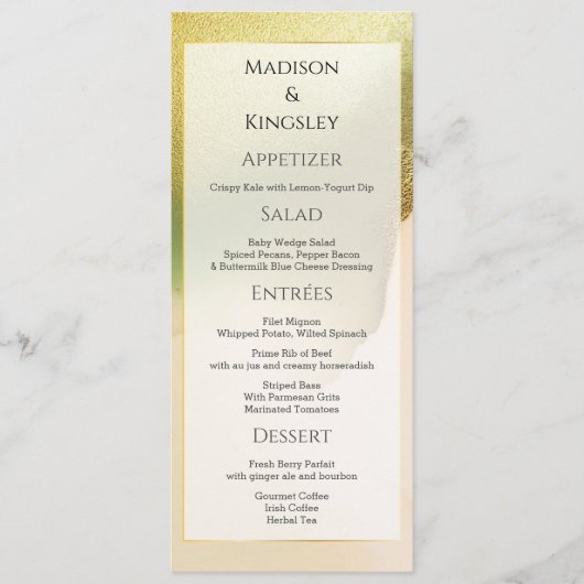 ファブチャートレはっきりしたウス💚 & スタイリッシュバジェット結婚ズ メニュー (正面)