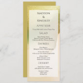 ファブチャートレはっきりしたウス💚 & スタイリッシュバジェット結婚ズ メニュー (正面/裏面)