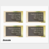 ファブチャートレはっきりしたウス🤵 & スタイリッシュバジェット結婚ズ 長方形シール (シート)