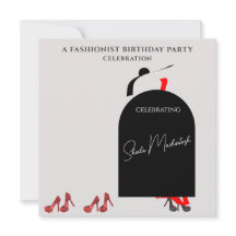 ファブブラックグラムファッショニストレッドシューズバースデーパーティー