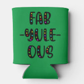 ファブユール（キリスト降誕祭） – 醜いクリスマスフェアリーのライトデザイン 缶クーラー (裏面)