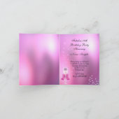 ファブラスライトピンクヒール誕生日2 招待状 (内部)