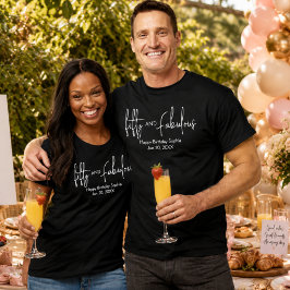 ファブリカススクリプト50歳の誕生日パーティー Tシャツ