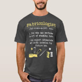 ファブリクおもしろいソロジストキルターGIftキルティング裁縫 Tシャツ (正面)