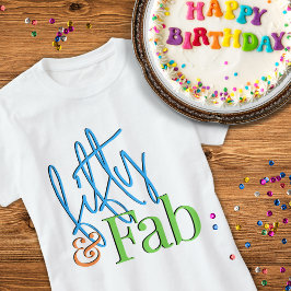 ファブリケーションフィフティカラフルバースデーTシャツ Tシャツ