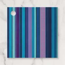 ファブリッカラフルクストライプの・アート・ギフトラベル フェイバータグ