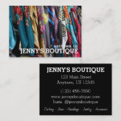 ファブリッカラフルク写真ブティックファッションショップ 名刺 (正面/裏面)