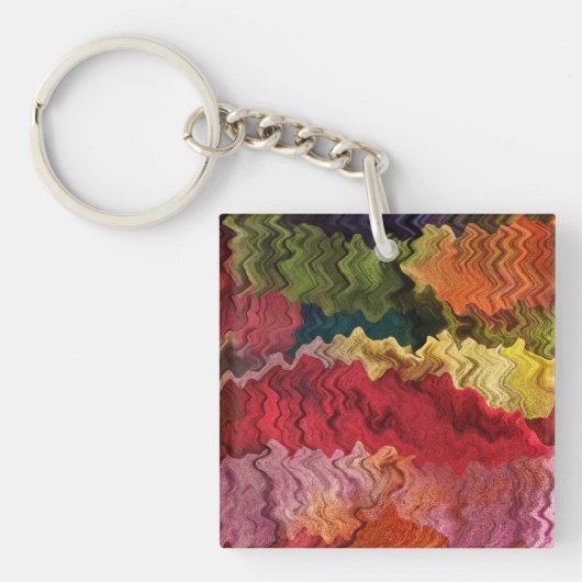 ファブリッカラフルク抽象芸術キーチェーン キーホルダー (正面)