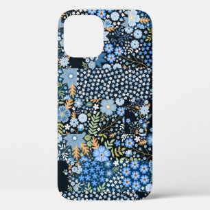 ファブリックからシームレスなパッチワ違うークパターン iPhone 12ケース
