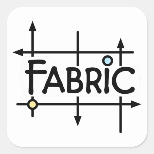 ファブリックのシール スクエアシール (正面)