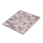 ファブリックの円の抽象芸術パターン タイル (側面)