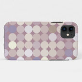 ファブリックの円の抽象芸術パターン Case-Mate iPhoneケース (裏面(横))