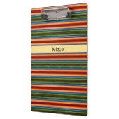 ファブリックサイケデリックメキシコのパターン、カスタマイズ可能 クリップボード (左)