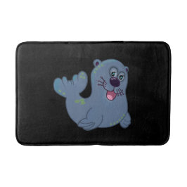 ファブリックシールアットザズルマスコットロゴキャラクター バスマット