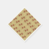 ファブリックパターン付カクテルナプキンデザイン スタンダードカクテルナプキン (角)