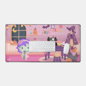 ファブリックモンスターシーストレスマウスパッドをフランキー デスクマット (キーボード&マウス)