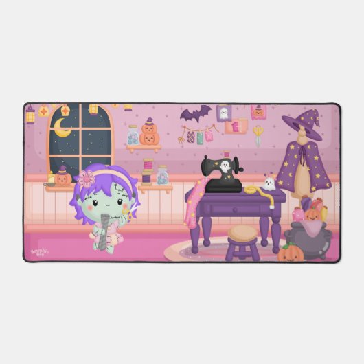 ファブリックモンスターシーストレスマウスパッドをフランキー デスクマット (正面)