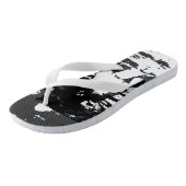 ファブリック上の穴 ビーチサンダル (アングル)