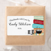 ファブリック裁縫キルティングラブステッカーで手作り ラベル (インサイチュ)