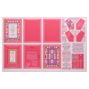 ファブリック裁縫パターン洗濯可能フォトフレーム、ブローチ ファブリック