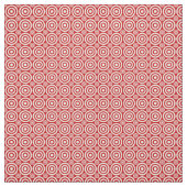 ファブリック赤と白、ブルズアイ ファブリック (見本)