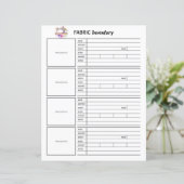 ファブリック・インベントリ・シート (スタンド正面)