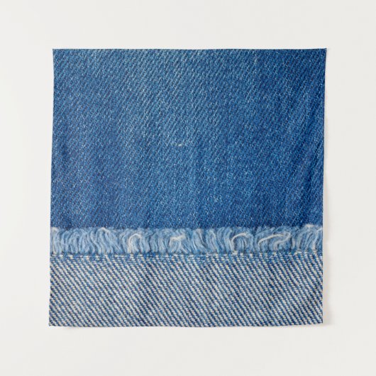 ファブリック ブルー ジーンズの背景, デニムのテクスチャ タペストリー (正面)