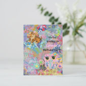 ファブリック·ワンダーランド誕生パーティーの招待 招待状 (スタンド正面)