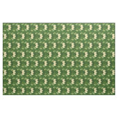 ファブリック – ヴィンテージホワイトチューリップ半レンガ回転 (ヤード)