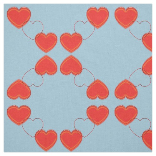 ファブリック – 反射ハート (見本)