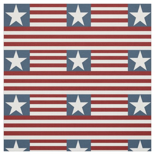 ファブリック – 星とストライプ (見本)