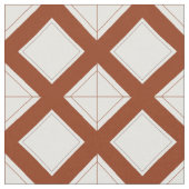 ファブリック – 茶色の格子ダイヤモンド (クローズアップ)