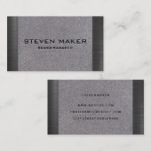 ファブリック |金属 名刺 (正面/裏面)