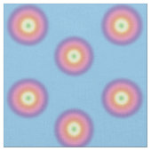 ファブリック – 青のレインボーサークル (クローズアップ)