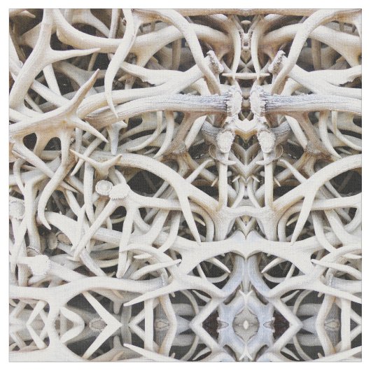 ファブリック – Elk〔雄ジカの〕枝角 (クローズアップ)