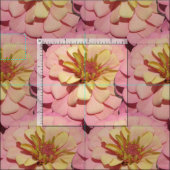 ファブリック – Fat Quarter – シャーベット《植物》百日草 (タイル)